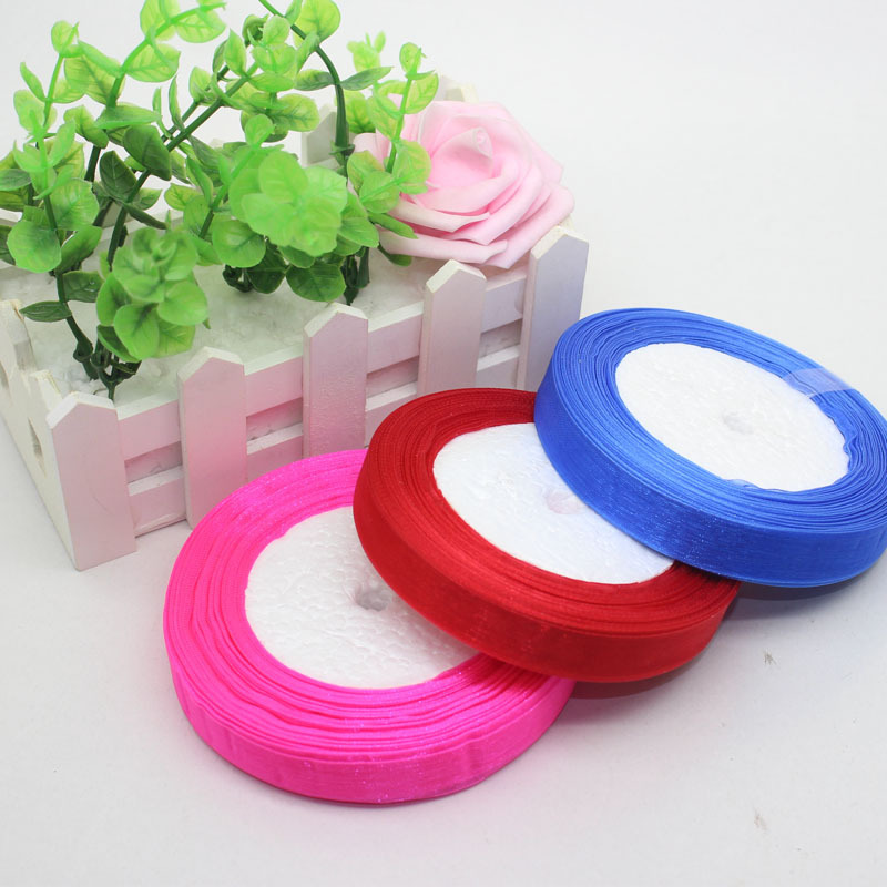 雪纺纱带 帽子蕾丝线 发饰手编DIY工艺品彩带 礼品盒包装