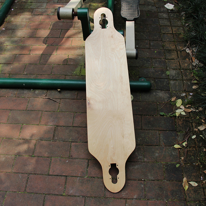 41X9inch skateboard long board 9-layer Northeast maple pole board dance board bare board surface can be transferred bare board surface