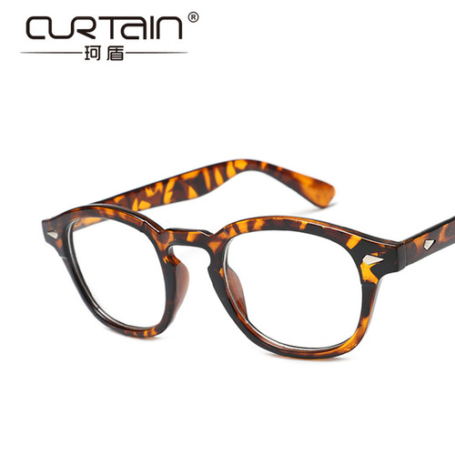 2018 Yu Wenle Retro Rice-Nailed Wayfarer Style Round Frame Glasses with Prescription Lenses