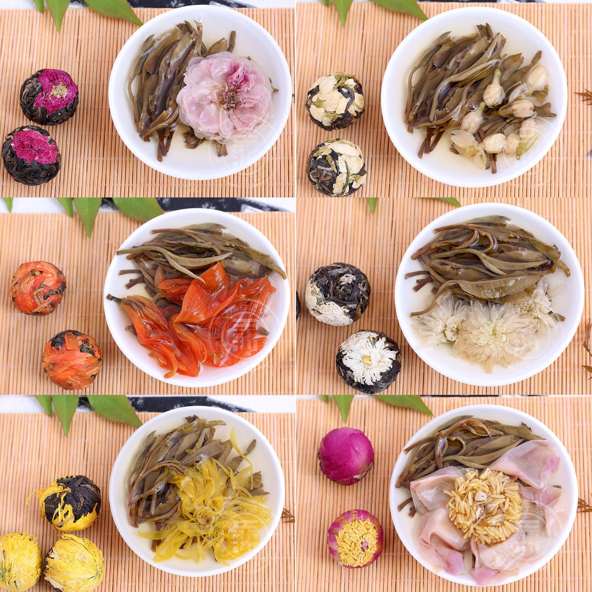보이차 꽃차 용주 500g 다양한 꽃향 티