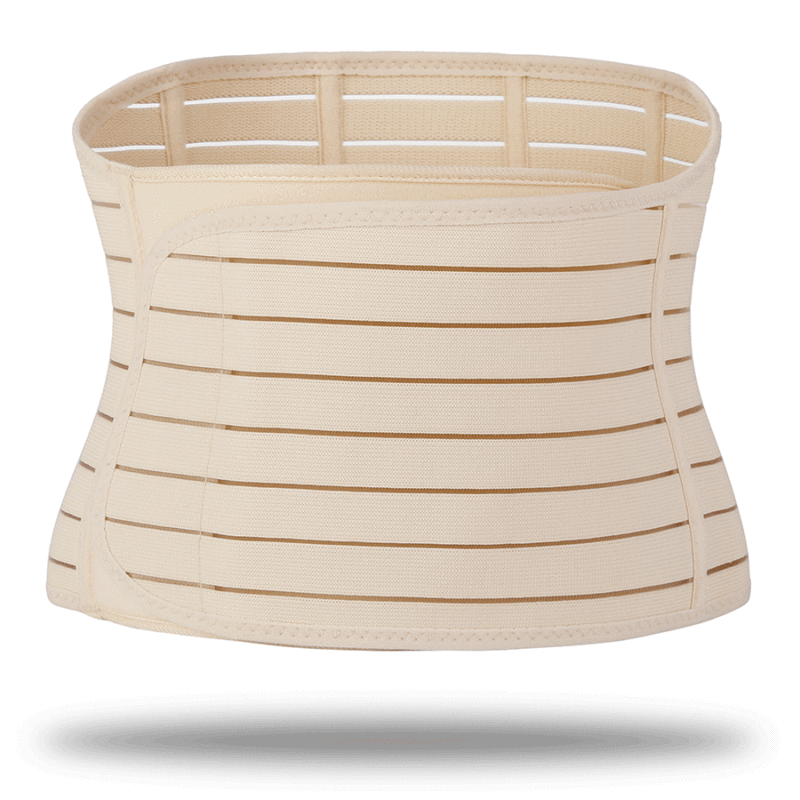 Cross-border exclusive one-piece strip breathable stomach belt for men's and women's office sedentary belt adjustable abdomen belt