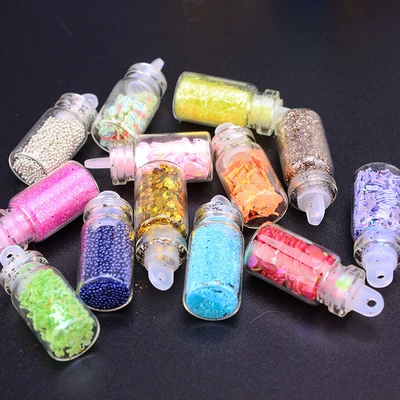 Sequins Hexagonal Slices Caviar – Dırnaq bəzəkləri