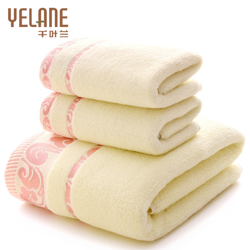 Cross-Border factory direct supply soft fluffy cotton towel towel towel bath towel set untwisted gift advertising logo Cross-Border factory direct supply soft fluffy cotton towel towel towel bath towel set untwisted gift advertising logo