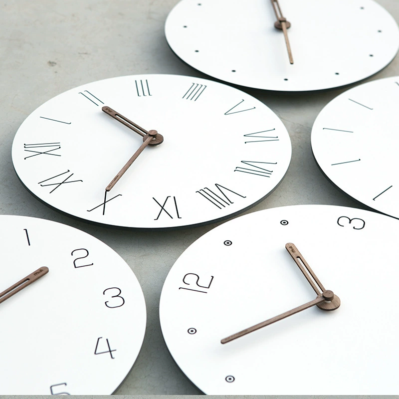 Wozoom house accurate 12-inch clock simple clock wall clock living room mute American personality decoration creative quartz clock