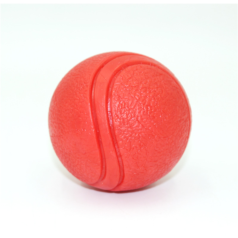 Bola de juguete para mascotas de goma elástica bola sólida perro molar resistente a la mordedura baloncesto interactivo suministros de entrenamiento para perros al por mayor