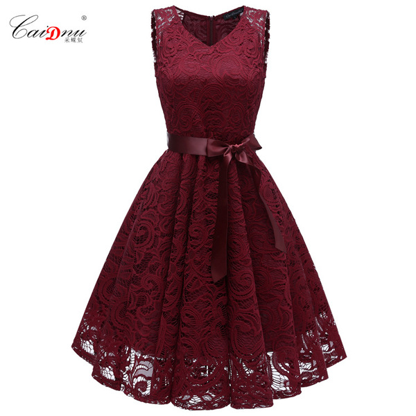 Summer sexy lace dress sleevless