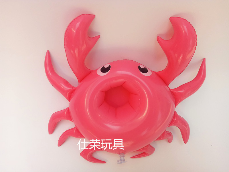 Portavasos inflable unicornio Piña Sandía de coco pato Cisne Portavasos flotante portavasos suministros de agua