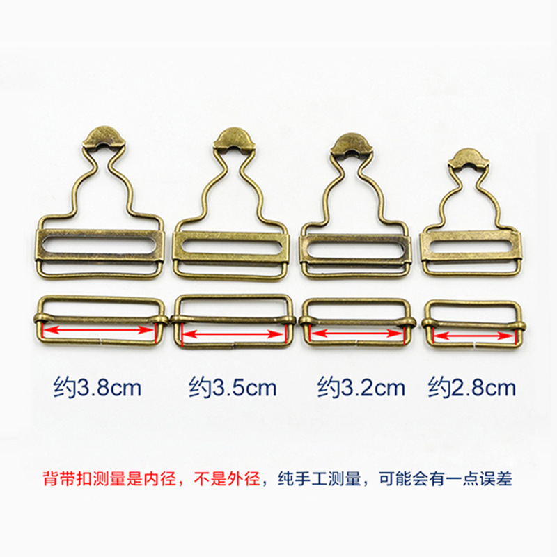 Fuente de la fábrica pantalones de suspensión hebilla de calabilla pantalones de mezclilla de metal hebilla de ropa de maternidad tipo de suspensión hebilla ajustable