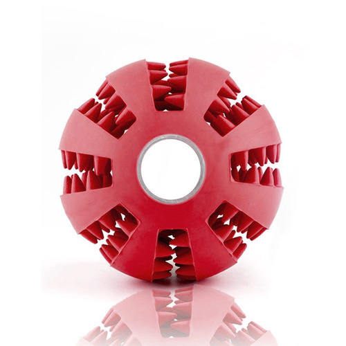 Puzzle dog molar teeth cleaning ball food leakage ball snack bite-resistant elastic ball rubber pet toy ball manufacturer wholesale