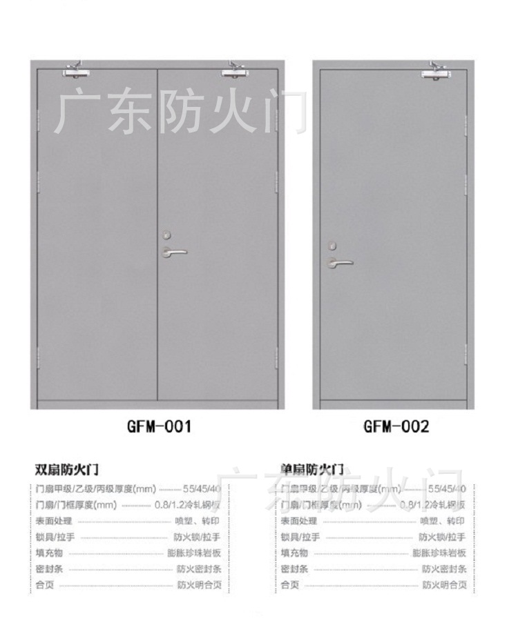 道滘镇望牛墩镇 钢质防火门 消防门 通道防火门 【资质齐全