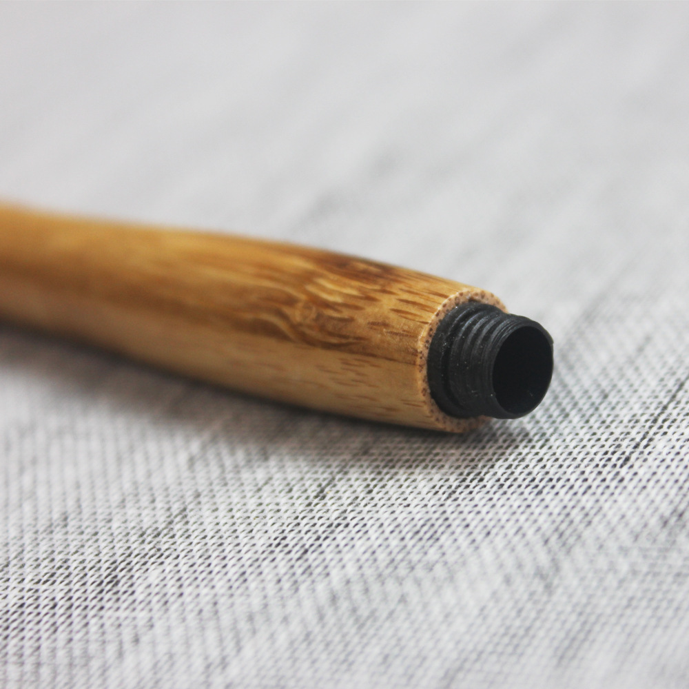 Lápiz de bambú natural lápiz de bambú madera verde lápiz de negocios personalizado logotipo grabado papelería de oficina