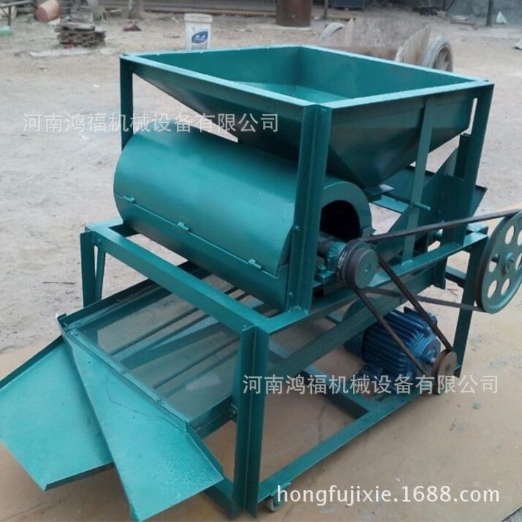 粮食振动筛分机 双层粮食杂质清选机 大米茶叶直线振动风选机