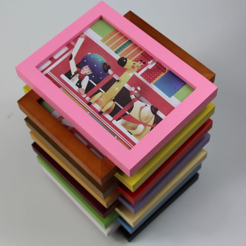 Thickened solid wood photo frame A4 table Wall combination DIY photo wall Children's factory direct wholesale