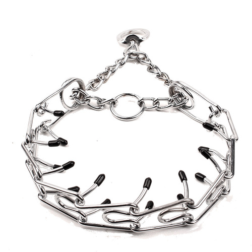 Manufacturer metal iron detachable dog training chain stimulation neck collar collar pet supplies dog necklace