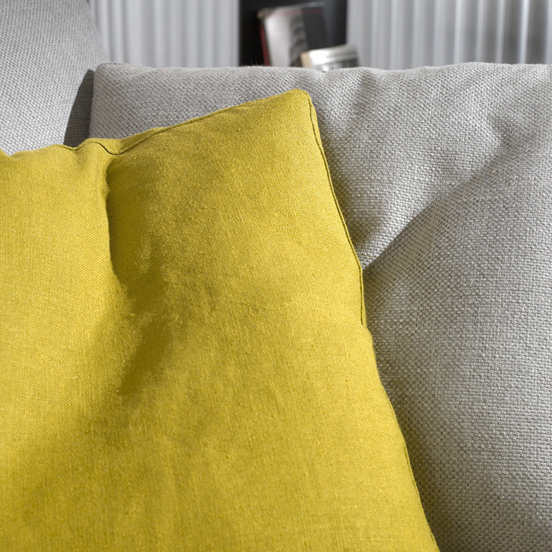 Concubina imperial abajo sofá de tela látex pequeño apartamento desmontable y lavable Moderno minimalista muebles sofá de tela esquina Nórdica