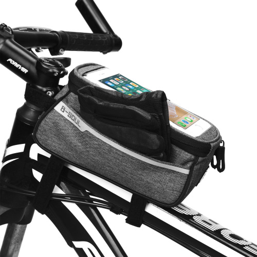 Factory wholesale mountain bike bag, front beam bag, road bike bag, cycling equipment mobile phone bag, bicycle bag