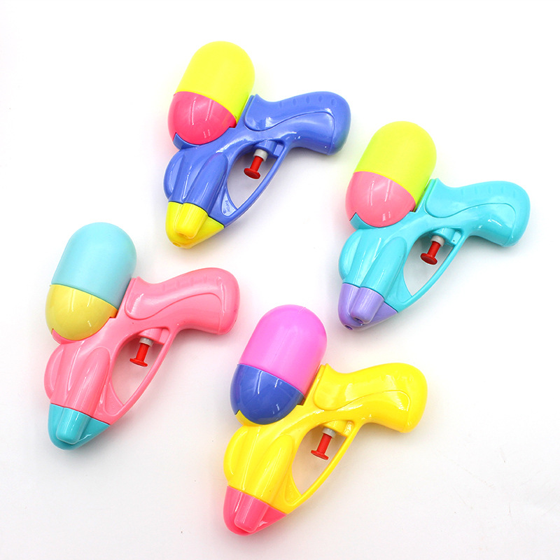 Candy color water gun summer baby mini water gun cartoon beach water spray water gun drifting toy wholesale