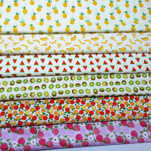 水果乐园-纯棉布料印花布床品布料桌布全棉面料批发批发全棉布料