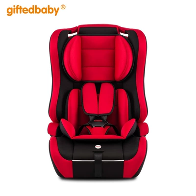 3 In1 Car Seats Baby Foldable Car child safety seat - red-single-pack