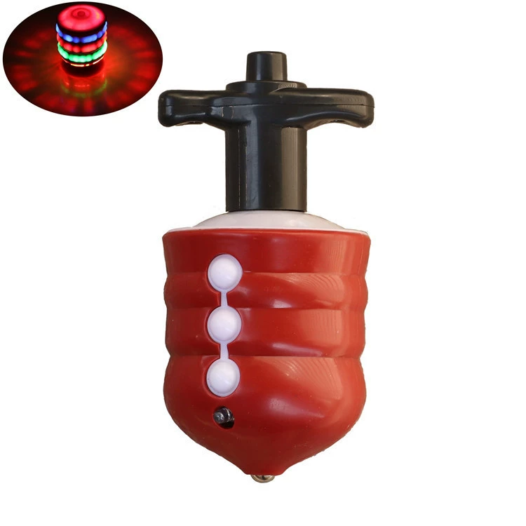 Colorful music flashing spinning top, toy