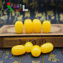 蜜蜡黄玉髓桶珠隔珠散珠顶珠 金刚菩提佛珠手串念珠DIY配饰配件