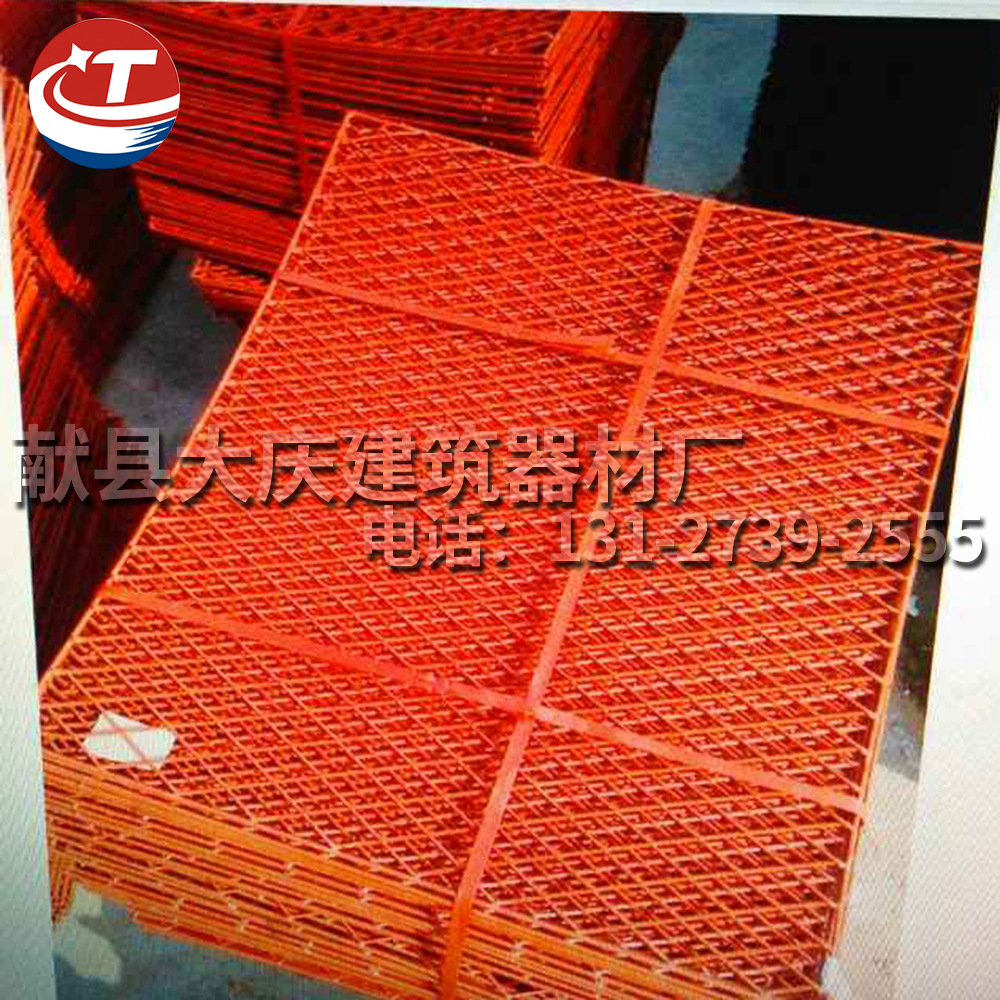 工程建筑网片钢笆片脚踏网钢板网片踩踏板脚手架钢笆网厂家批发