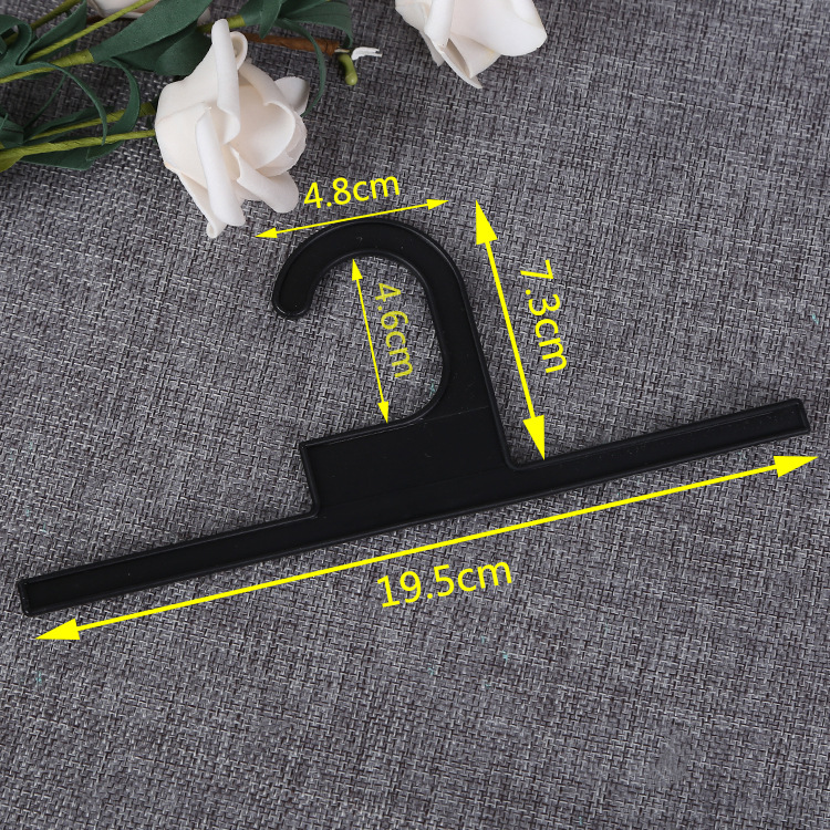 无痕通用包装袋挂钩pp黑色问号塑料挂钩衣架挂钩加厚款挂钩外贸勾