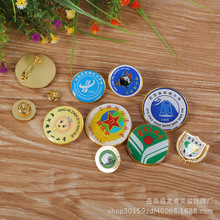 滴胶徽章创意水晶玻璃个性学生校徽烤漆卡通可爱胸章厂家直供