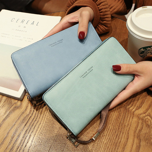 Women's hand-held long wallet 2020 new Korean style hand bag multi-functional card bag mobile phone bag coin purse female wallet