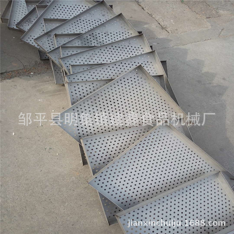 304馒头蒸盘商用40-60米饭方盘不锈钢网盘