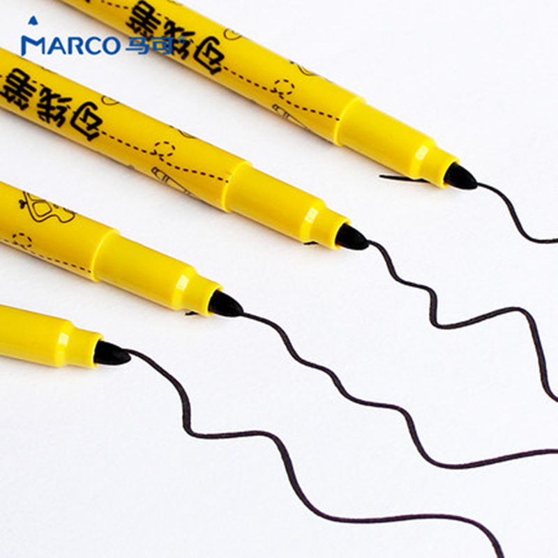 MARCO 1289 negro Gancho pluma de marcado pluma de dibujo gancho borde dibujo pluma especial 8