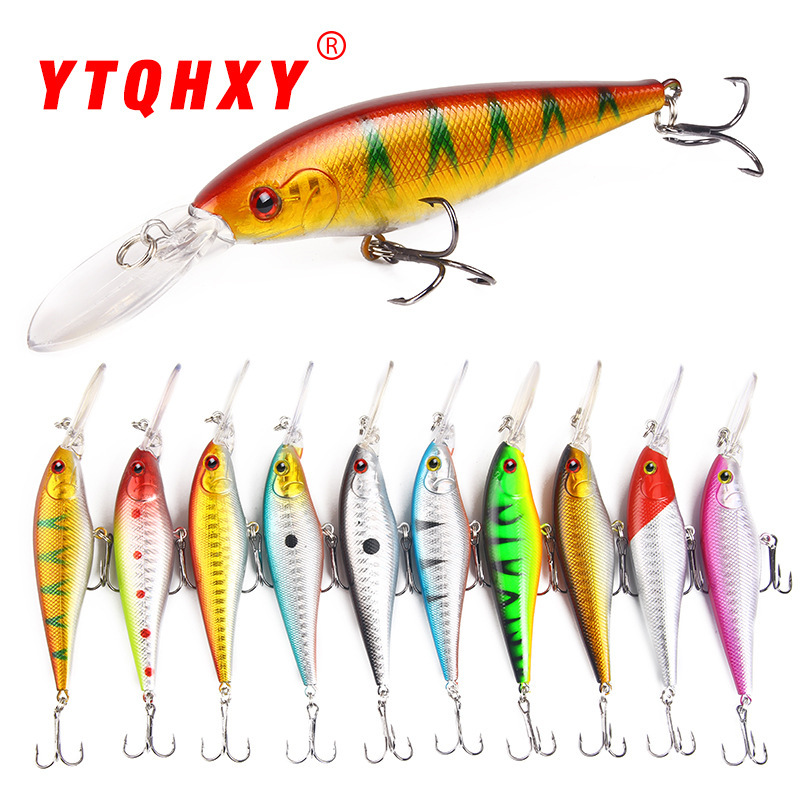 Cross-border hot 11cm/9.5g plastic simulation bait long tongue Mino Luya bait colorful fake bait fishing gear Cross-border hot 11cm/9.5g plastic simulation bait long tongue Mino Luya bait colorful fake bait fishing gear