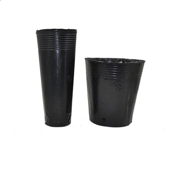 Black disposable plastic big tea cup