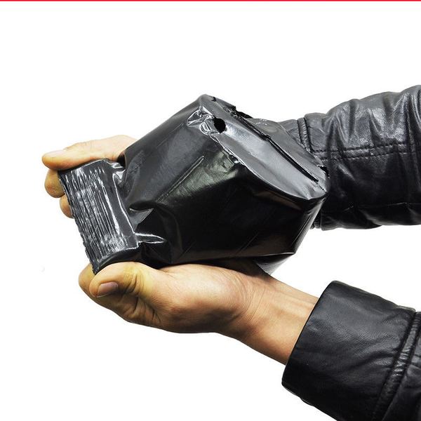 Black disposable plastic big tea cup