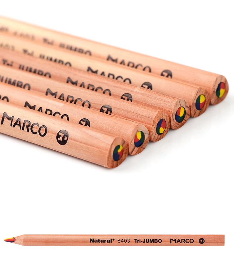 Marco 6403 color núcleo lápiz registro Arco Iris DIY diario haciendo niños graffiti lápiz