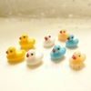 B.Duck, ecological three dimensional small resin, mobile phone protection, slime with accessories, handmade