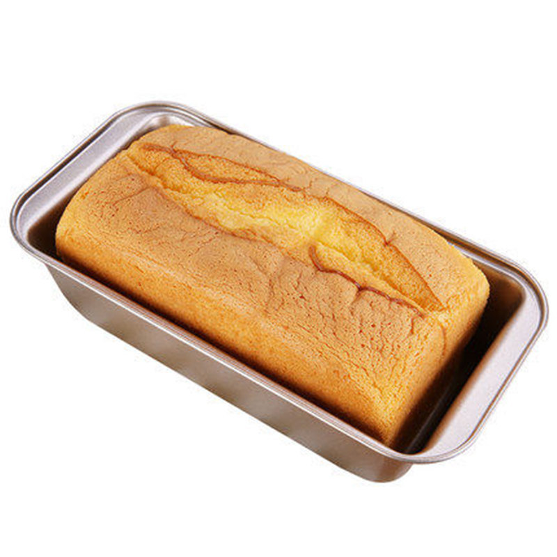 Herramientas para hornear molde tostado rectangular 450g Caja de tostadas pastel de pan antiadherente bandeja para hornear molde horno