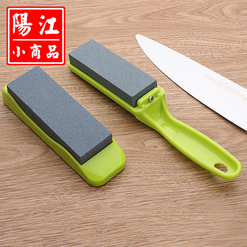Household kitchen knife sharpener high hardness whetstone practical non-slip base sharpening whetstone dropshipping