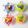 Intellectual three dimensional small labyrinth heart shaped, smart toy, Birthday gift