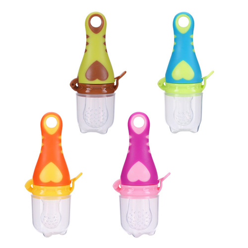 New vegetable and fruit encapsulated fruit and vegetable music, bite pacifier, comfort bite teether, bite bag, fruit and vegetable bag