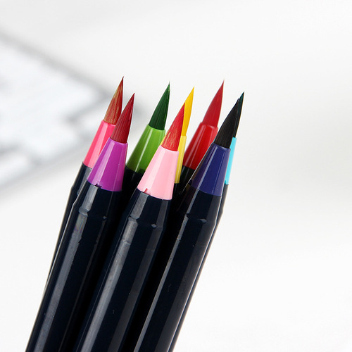 G16 watercolor pen color soft tip brush 20 colors comic hand painting pen fountain pen creative calligraphy pen soft pen