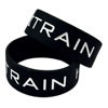 Silica gel black bracelet for training, Birthday gift