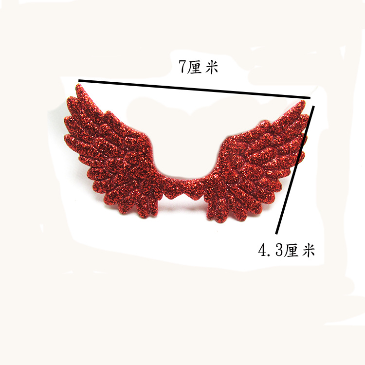 Nuevos accesorios de joyería para niños oro rosa alas tocado horquilla caja de regalo arreglo floral accesorios de joyería fábrica al por mayor