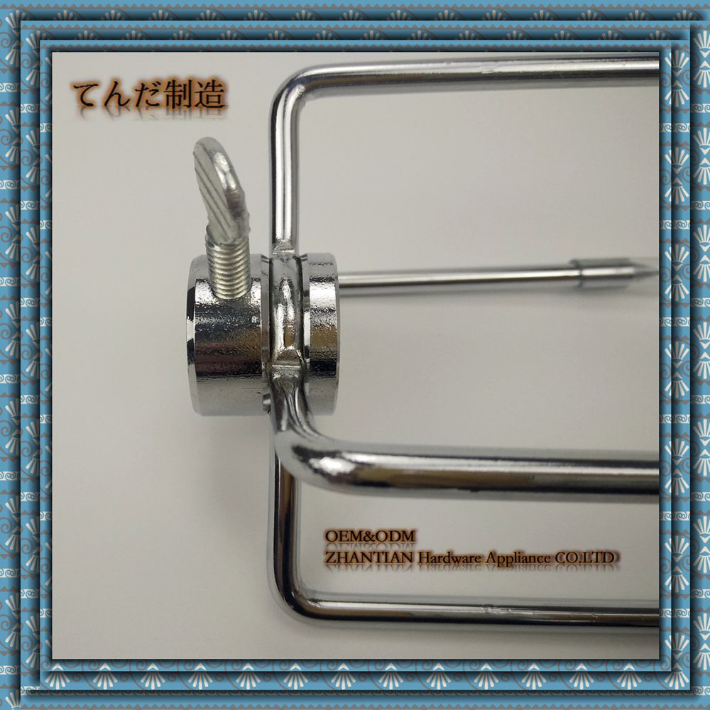 Horquilla de barbacoa giratoria accesorios de horno Tenedor de barbacoa de grado alimenticio Tenedor de barbacoa de acero inoxidable hecho en casa transfronteriza exclusiva