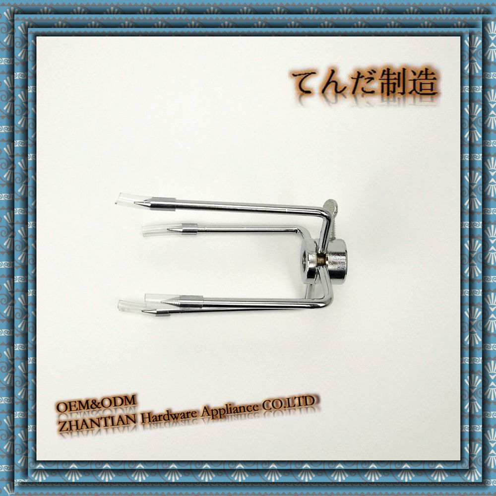 Horquilla de barbacoa giratoria accesorios de horno Tenedor de barbacoa de grado alimenticio Tenedor de barbacoa de acero inoxidable hecho en casa transfronteriza exclusiva