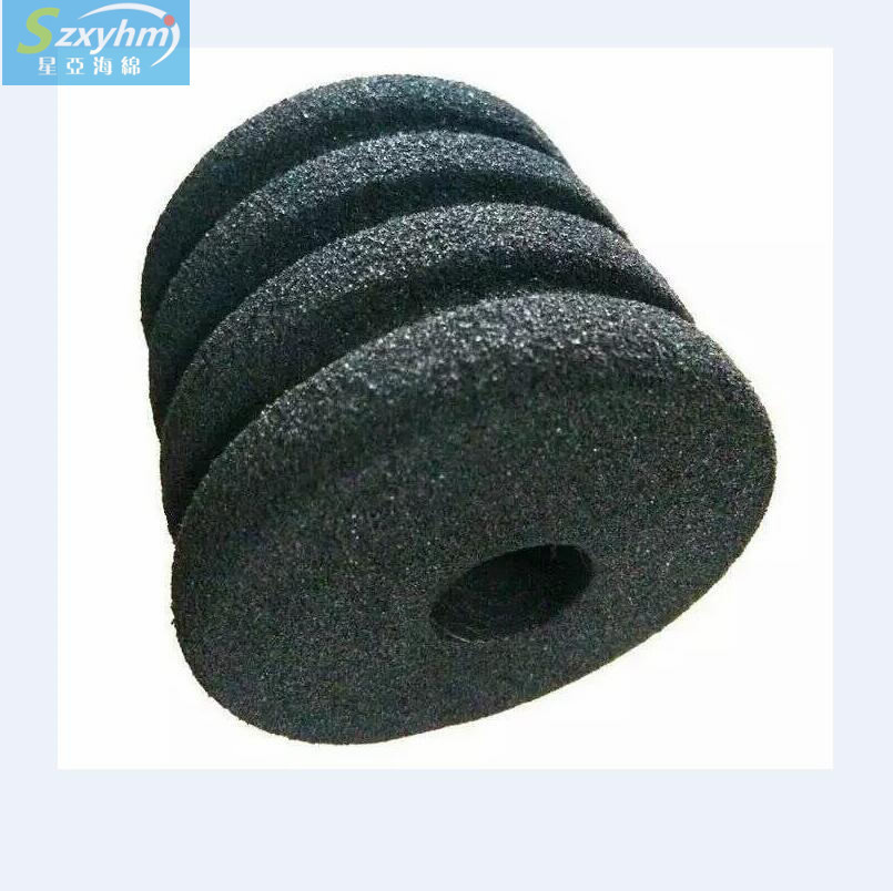 批发橡塑泡棉护套管 呼啦圈细波纹管子 防滑减压海绵手把套