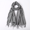 Colored cashmere, thin spring summer scarf, long demi-season keep warm cloak, from Malaysia