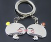 Metal keychain for beloved heart shaped, commemorative pendant for St. Valentine's Day, Birthday gift, wholesale