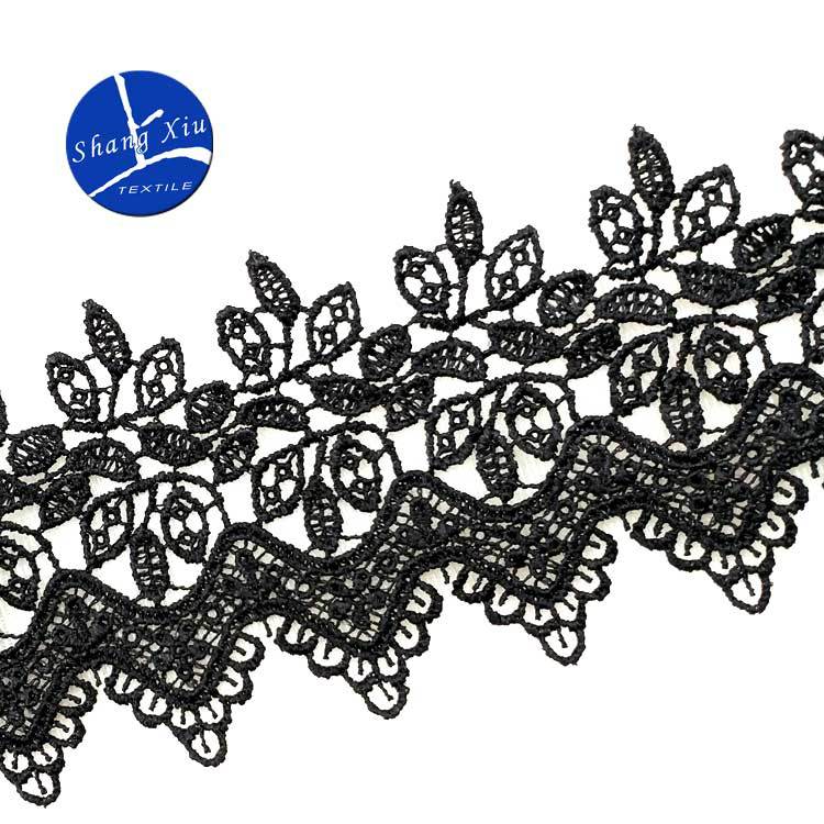 水溶 花边 蕾丝 刺绣条码 涤光丝 立体镂空 DIY花边辅料 项链辅料