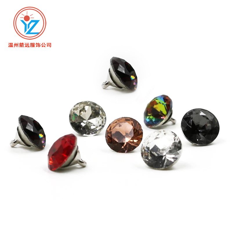 纽扣子水晶玻璃女士彩钻扣男衬衫衬衣毛衣扣子衣服钮扣扭扣